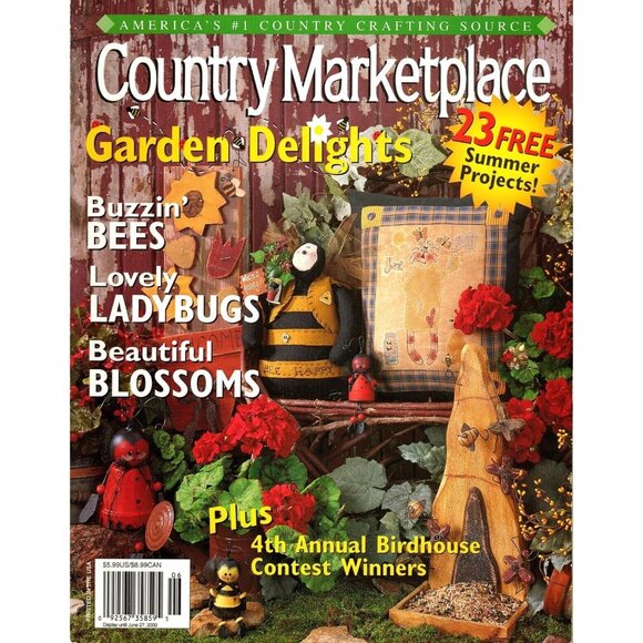 Country Marketplace Magazine 23 Summer Project Patterns Summer 2000 - Picture 1 of 1